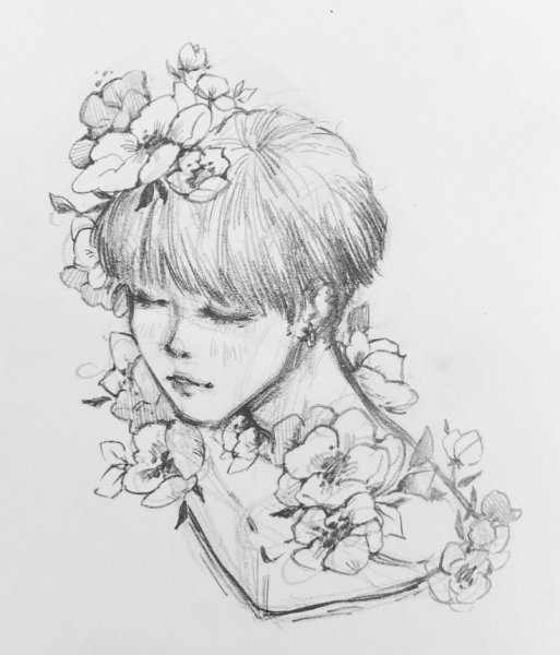 BTS Чимин эскиз