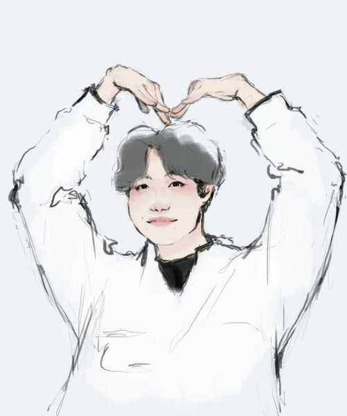 БТС для рисования Хосок