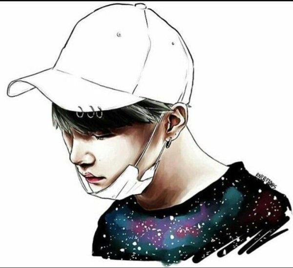 Шуга из BTS арт