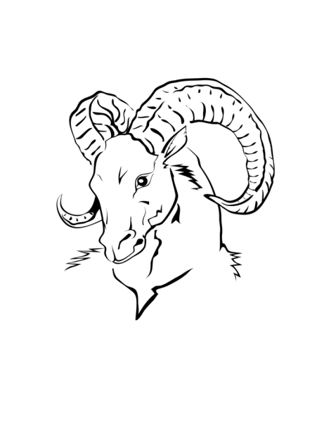 Овен знак зодиака вектор