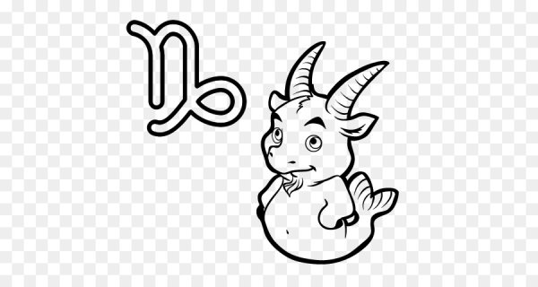 Козерог рисунок