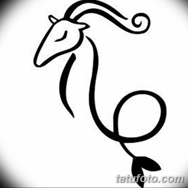 Тату Козерог легкие