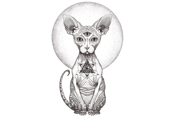 Трехглазый сфинкс тату