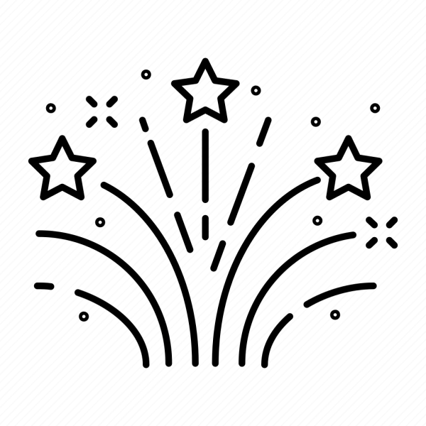 Узор фейерверк