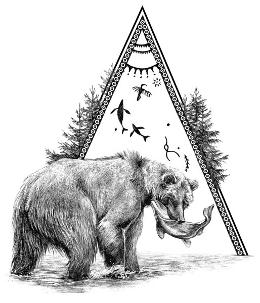 Рисунки на камчатскую тематику