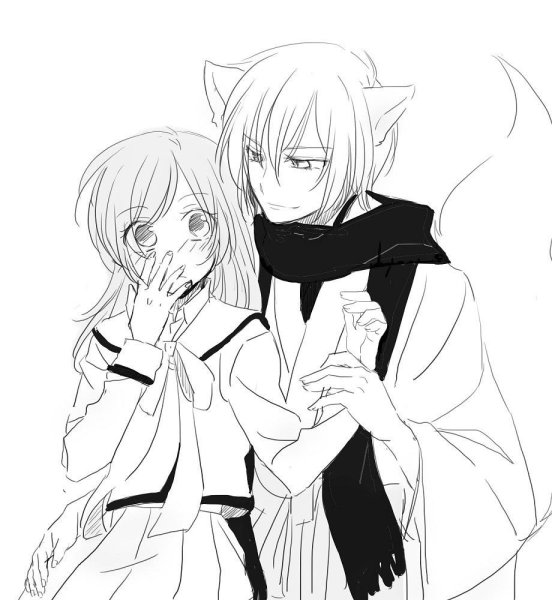 Очень приятно Бог Томоэ черно белый