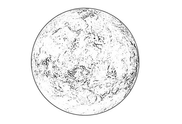 Планета Меркурий раскраска