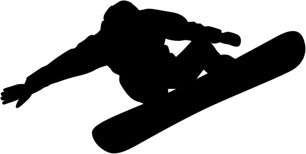 Силуэт сноубордиста