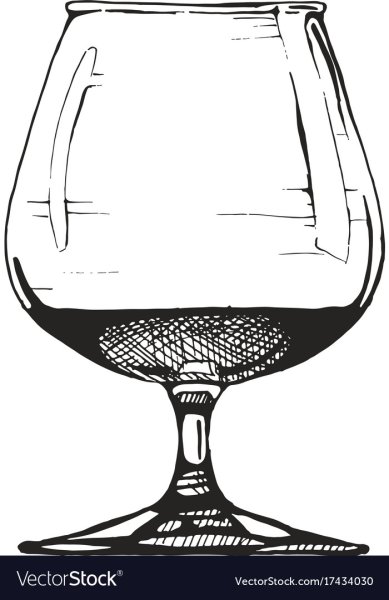 Коньяк hand drawn