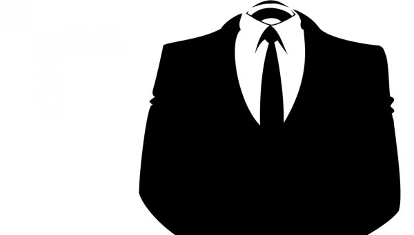 Силуэт пиджака с галстуком