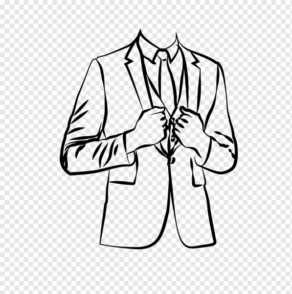 Эскиз мужского пиджака