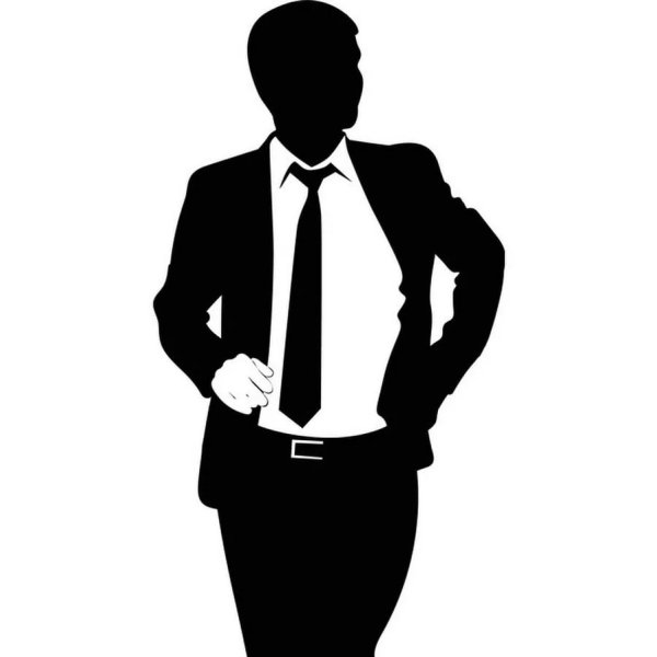 Силуэт мужчины