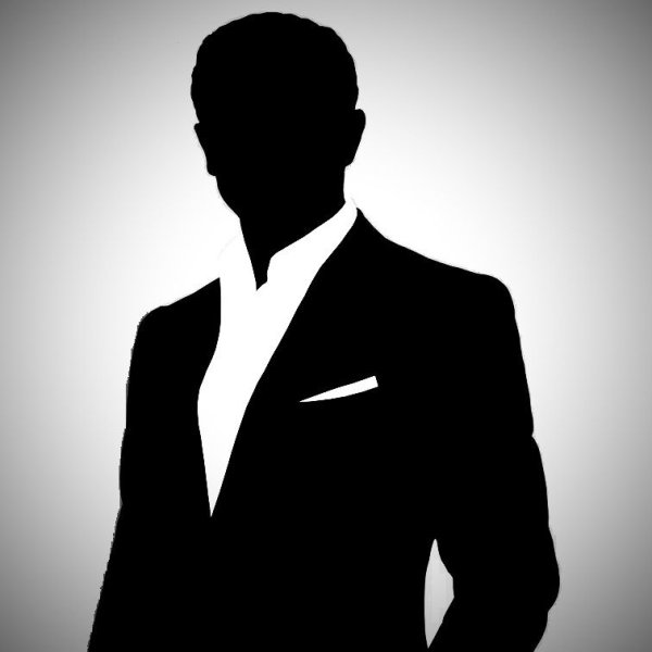 Силует мужчины в котюме