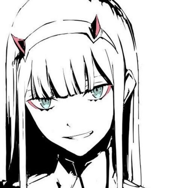 Аниме персонажи чб