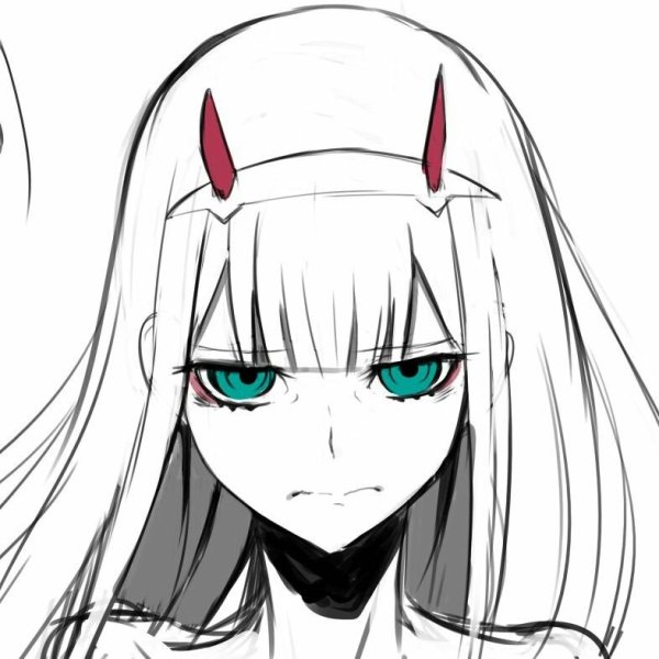 Рисунки для срисовки аниме 02