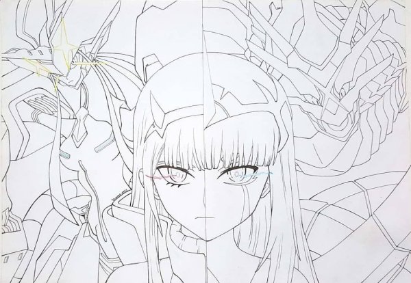 Раскраски аниме Зеро ту