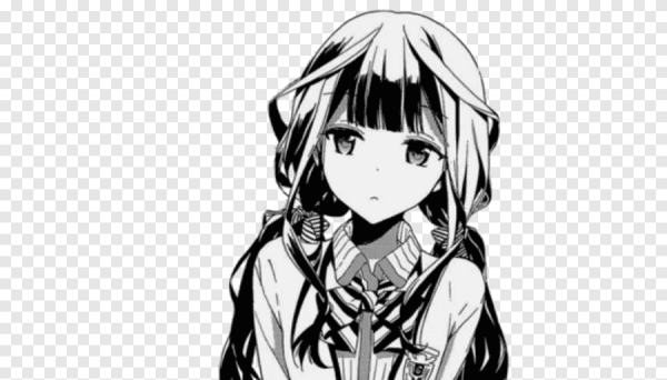 Аниме в черно белом стиле