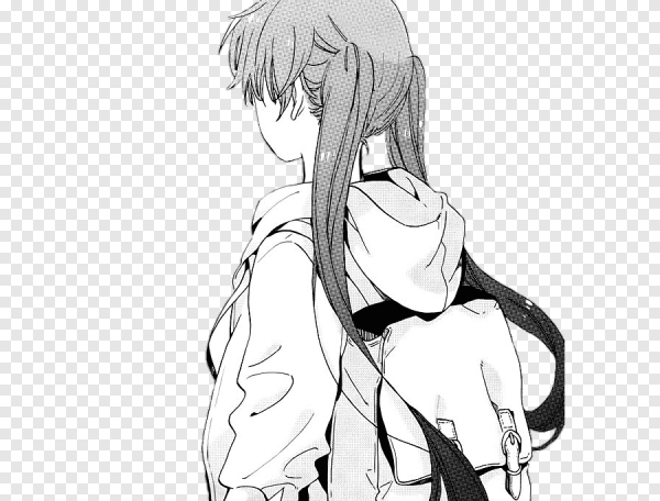 Аниме черно белое прошлое