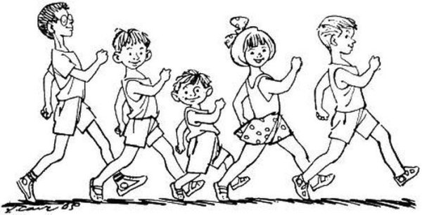 Раскраска зарядка для детей