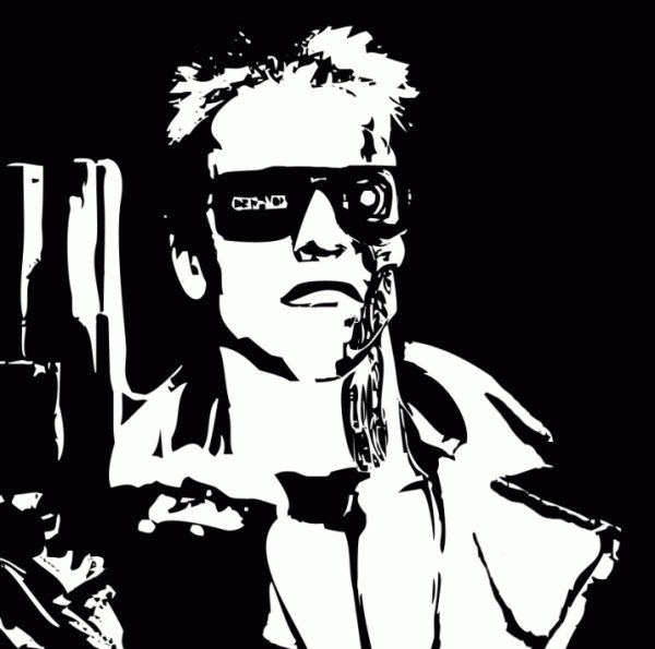 Раскраска Терминатор т 800