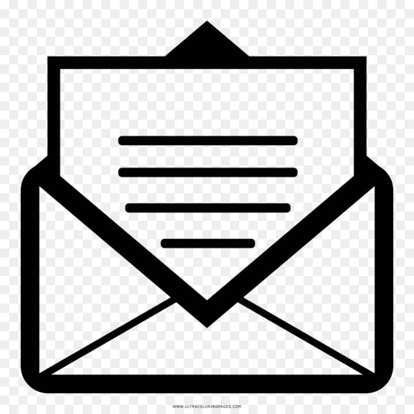 Раскраска письмо