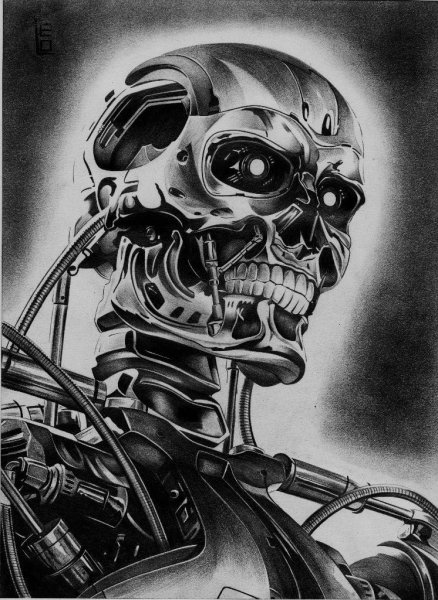 Трафарет Терминатор