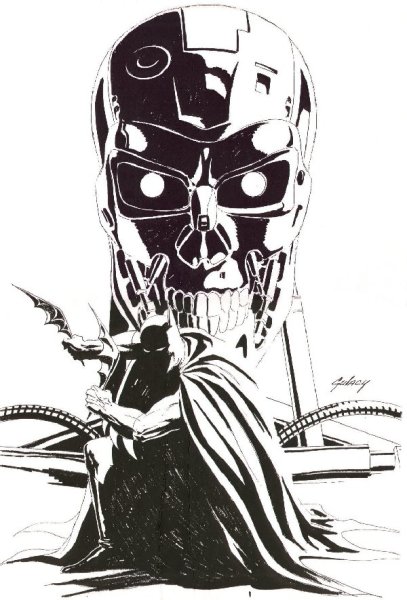Чертежи черепа Терминатора т-800