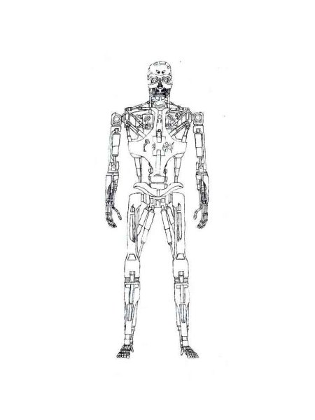 Трафарет Терминатор