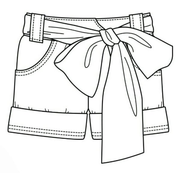 Модный образ рисунок