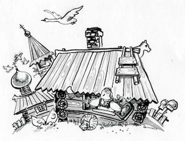 Русская деревня