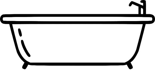 Ванна вид сбоку