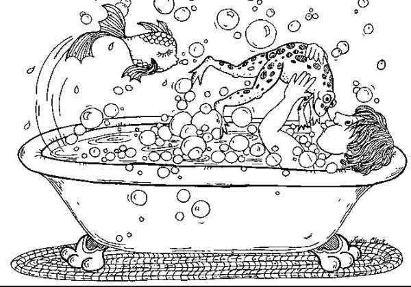 Ванна рисунок