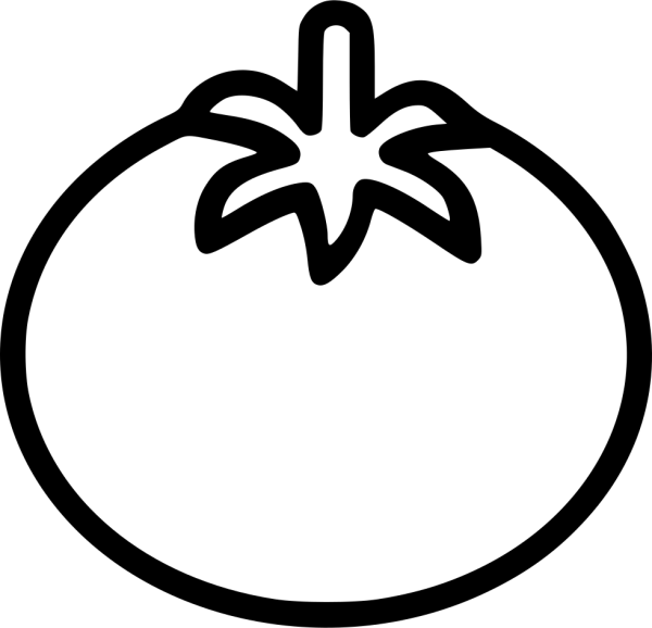 Помидор силуэт