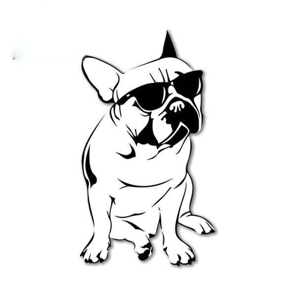 Французский бульдог стилизация