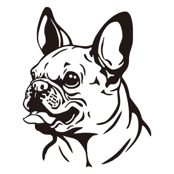 Французский бульдог вектор