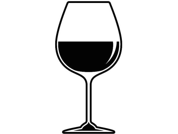 Вино силуэт