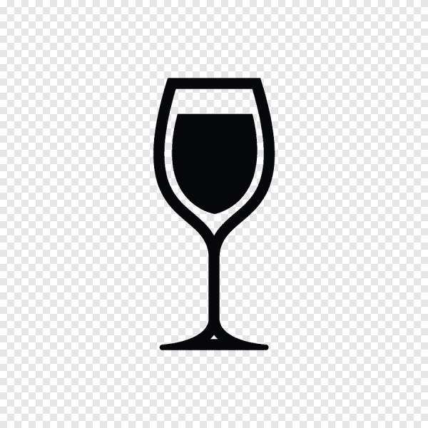 Бокал вина вектор