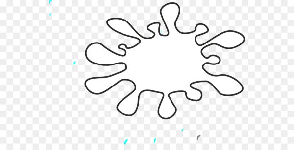 Клякса контур