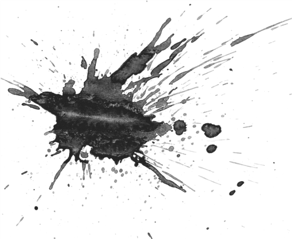 Клякса на белом листе