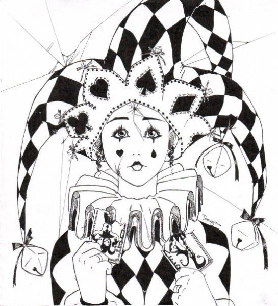 Эскиз костюма Пьеро