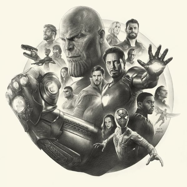 Марвел Авенгерс рисунок