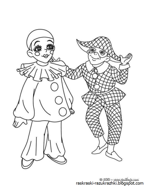 Пьеро эскиз