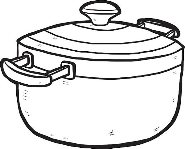 Векторная кастрюля