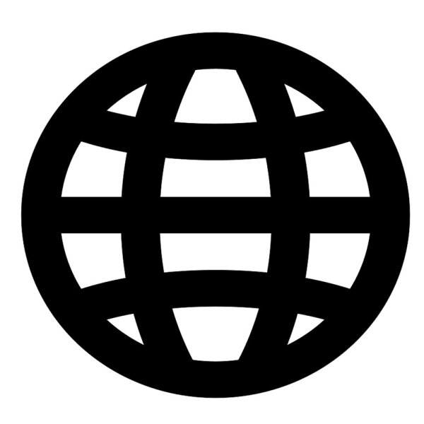 Векторный значок интернета