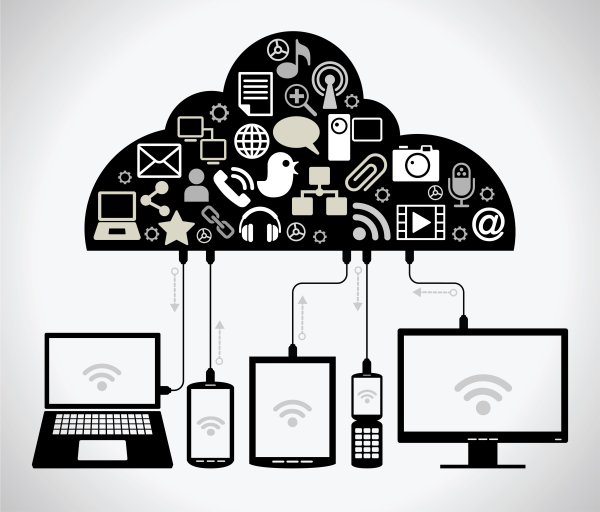 Компьютер стилизованный