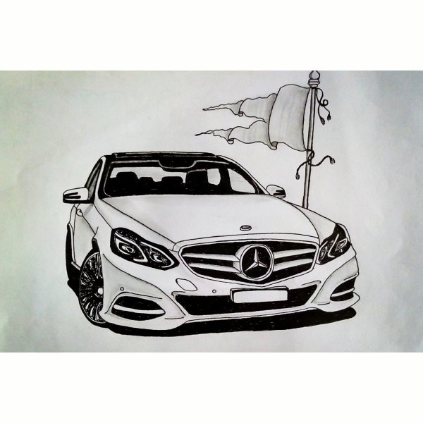 Мерседес w212 эскиз