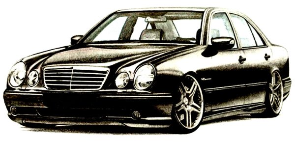 Mercedes-Benz w210 vector