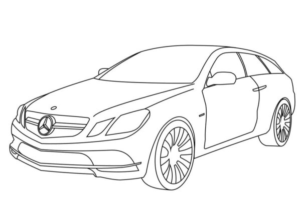 Мерседес бенз е 63контур