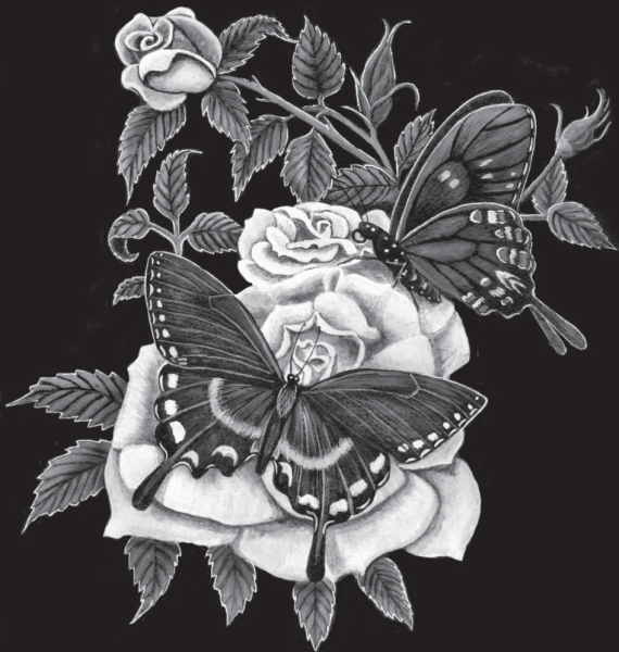 Бабочки на памятник