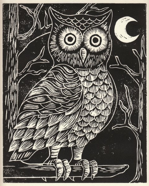 Линогравюра и граттаж